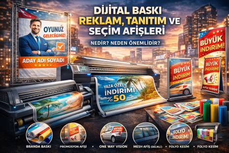 Dijital Baskı Reklam ve Afiş Çözümleri: Etkili Tanıtımın Yolu